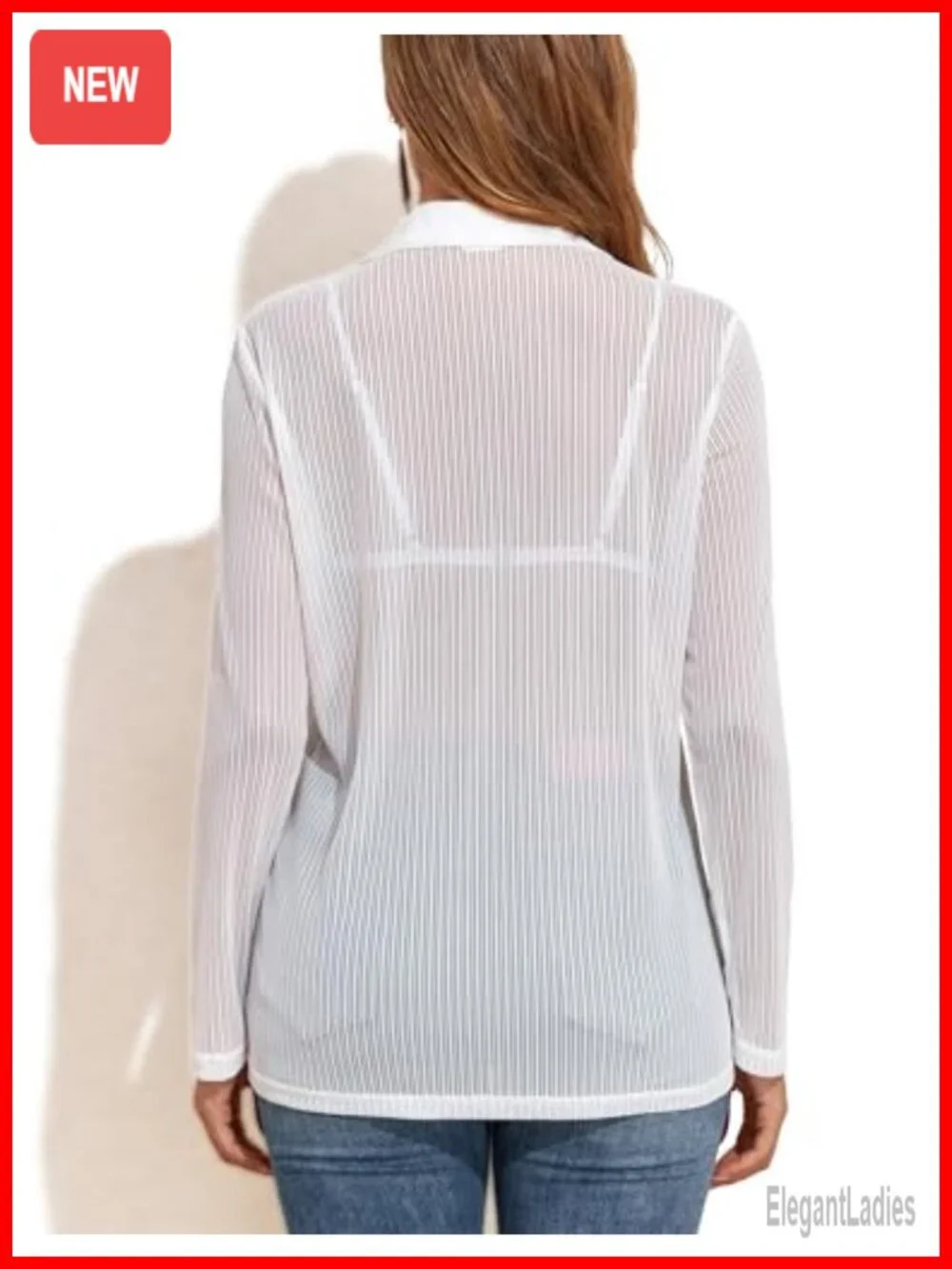 Sheer Button Down Shirt Long Sleeve Mesh Blouse See Through Tops Nightclub
